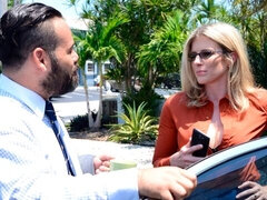 Rubia, Mamada, Atrapados, Gafas, Lamidas, Madres para coger, Trio, Tetas