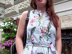 素人, アナル, 面接, 顔射, ドイツ人, お金, 公共, ティーン