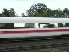 Enthousiasteling, Pijpbeurt, Naakt, Naakt, Realiteit, Tieten likken, Trein, Vrouw