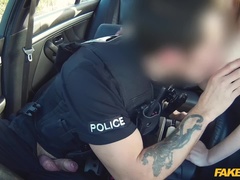 Fake Cop (FakeHub): An officer not a gentleman: Stunning busty brunette can't resist