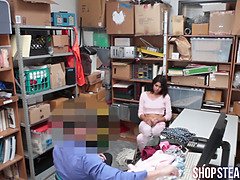 Pretty Shoplifter Kat Arina Giving Head and Pounded