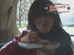 Hottest Japanese whore Non Yazawa in Exotic Car JAV scene