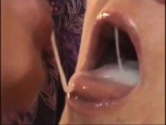 Voluptuous girls incredible cum in mouth compilation