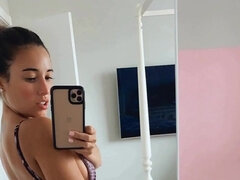 Grosse titten, Bikini, Braunhaarige, Kompilation, Natürlich, Natürlichen titten, Jungendliche (18+), Titten