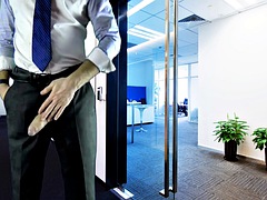 Grosser schwanz, Papi, Schmutzig, Schwul, Büro