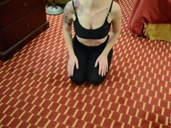 Spying On Mommy During Her Workout - Creampie