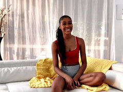 18 años, Ébano, Lencería, Masturbación, Al aire libre, Pov, Flaco, Tetas