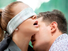 Leie, Grosser arsch, Grosser schwanz, Blasen, Hundestellung, Natürlichen titten, Dürr, Strümpfe