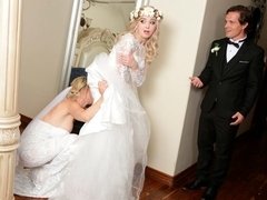 Stellung 69, Grosser arsch, Blondine, Hundestellung, Frau frau mann, Handjob, Milf, Flotter dreier