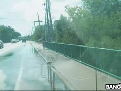 That Ass! - young brunette with bubble butt screwed in car in reality hardcore