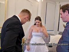 Gros seins, Mariée, Dingue, Cocu, Tchèque, Européenne, Fête, Nénés