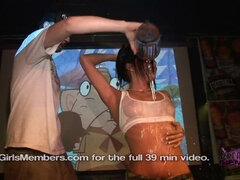 クラブ, コンテスト, 露出狂, Hd, パーティ, 公共, 濡れ