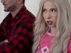 ブロンド, フェラチオ, 家族, フォアサム, 淫乱熟女, オーガズム, 小柄, 剃毛