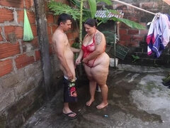 Grote lul, Grote mammen, Pijpbeurt, Huisgemaakt, Huisvrouw, Indisch, Latijnse vrouw, Tiener