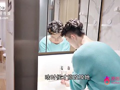 Amateur, Asiático, Tetas grandes, Mamada, Chino, Corridas, Novia, Trio