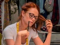 69, Gros cul, Embrassement, Lesbienne, Léchez, Masturbation, Chatte, Rousse roux