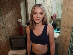 18, デカ尻, デカチン, フェラチオ, バック, 自然山雀, ティーン, オッパイの