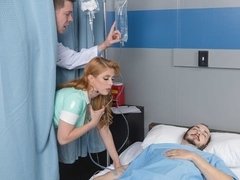 デカ尻, フェラチオ, バック, 手コキする, ハードコア, 看護婦, ストッキング, ユニフォーム