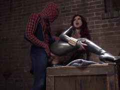 デカチン, フェラチオ, イく瞬間, 顔射, パーティ, 赤毛