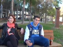 18 jaar, Pijpbeurt, Universiteit, Sperma shot, Klein, Spaans, Tiener, Tieten likken