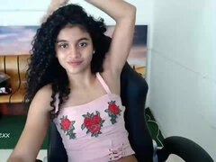 Cul, Nana, Fille latino, Masturbation, Chatte, Adolescente, Jouets, Webcam