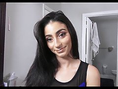 Jasmine Vega gets caught and needs help with her stepbro's big cock