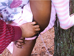 Americano, Negro, Engañando, Papá, Al aire libre, Público, Chorro, Adolescente