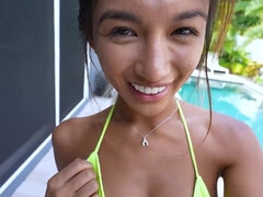 18 años, Verga grande, Mamada, Cornudo, Estilo perrito, Ébano, Interracial, Pov