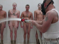 Anaal, Leger, Kont, Badkamer, Laarzen, Sperma in gezicht, Homo, Tatoeage