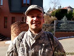 軍人, ブロンド, フェラチオ, オーガズム, 剃毛, ティーン, オッパイの, 妻