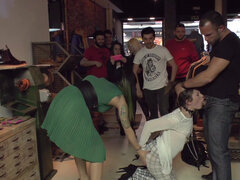 Anal, Polla, Dominación, Humillación, Fiesta, Atada, Apretado, Voyeur