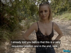 素人, ブロンド, フェラチオ, 茶髪の, チン, ヨーロピアン, 顔射, 公共