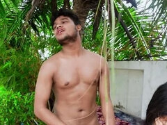 18 años, Axilas, Verga grande, Hermano, Semen en la boca, Sexo duro, Hd, Indio