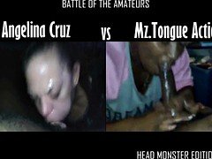 Angelina Cruz vs Mz.Tongue Action