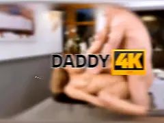 Amerikaans, Mooi, Bruinharig, Bedriegen, Daddy, Hd, Verleid, Tatoeage