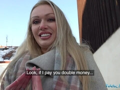 Blondine, Vollbusig, Hausfrau, Riesig, Milf, Pov, Realität, Titten