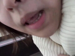 お尻, 気狂い, 日本人, 裸, 公共, 一人, ティーン, オッパイの