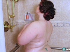 Grosse titten, Vollbusig, Pummelig, Frau, Hd, Masturbation, Natürlichen titten, Solo