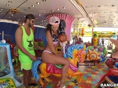 Franceska Jaimes Gets Wild at the Carnival!