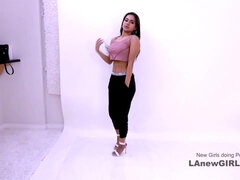 Steamy Beauty Super Ready to Deep throat BIG BLACK COCK Casting Call