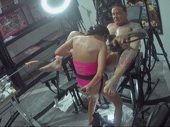 お尻, フェラチオ, フェムドム, 愛人, オーガズム, 前立腺, スパンキング, 拘束