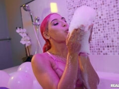 Amerikanisch, Schwanz, Hundestellung, Behaart, Natürlichen titten, Pov, Titten, Spielzeuge