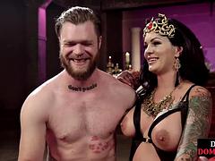 緊縛, ボンデージ, エロティック, フェムドム, 開帳, 挿入, スパンキング, ペニスバンド