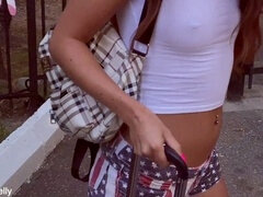 Blasen, Tschechisch, Geld, Zierlich, Jungendliche (18+), Flotter dreier