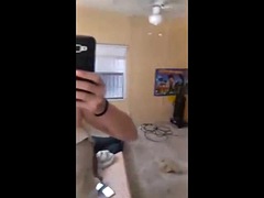Hot white girl shows off her body on Periscope