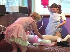 ブロンド, ボンデージ, 気狂い, おむつ, フェティッシュ, Hd, 陵辱, 乳首