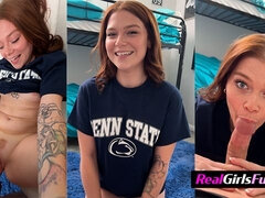 18 años, Culo grande, Mamada, Residencia universitaria, Hd, Pov, Pelirrojo, Tetas