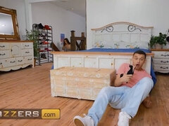 (Valentina Bellucci) Catches Her Son's Friend Sniffing Around Her Bedroom Teaches Him A Lesson