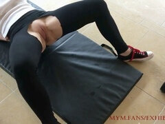 Unexperienced, sport pussy, yoga pants sex