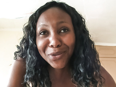 Africano, Trastienda, Culo grande, Tetas grandes, Negro, Mamada, Corridas faciales, Mamá